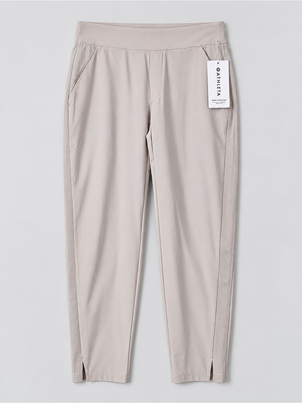 Athleta Brooklyn Ankle Pants Size 4 Stretch Pull On Tapered Athleisure New